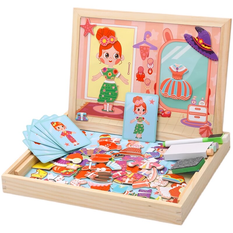 Magnetiline tahvel - Montessori puzzle