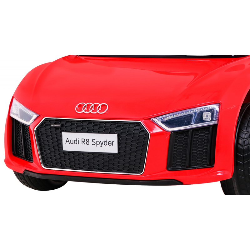 Audi R8 ühekohaline elektriauto lastele, punane
