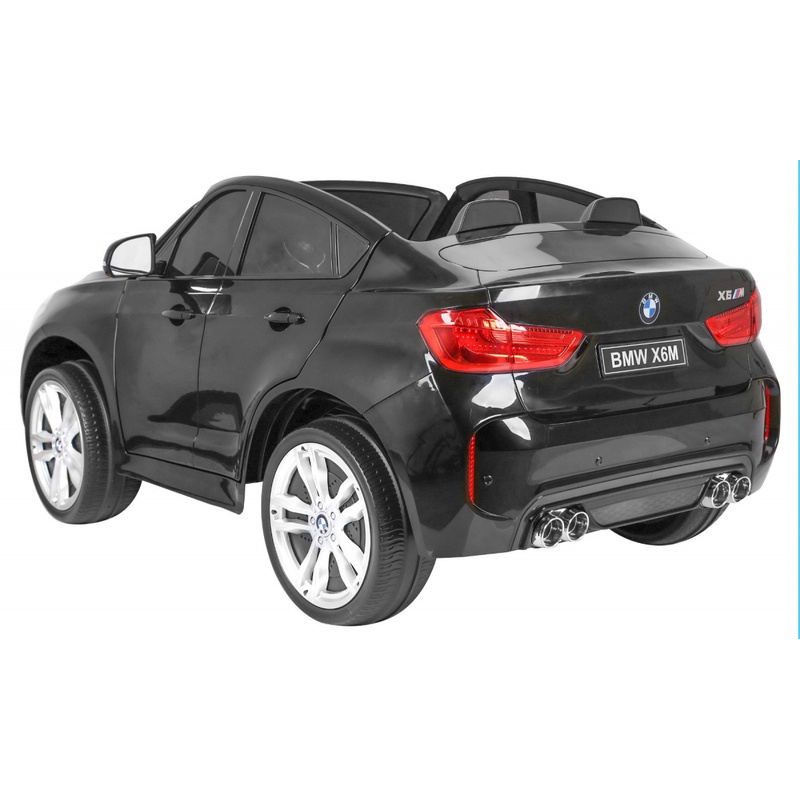 BMW X6M XXL elektriauto lastele, mustaks lakitud