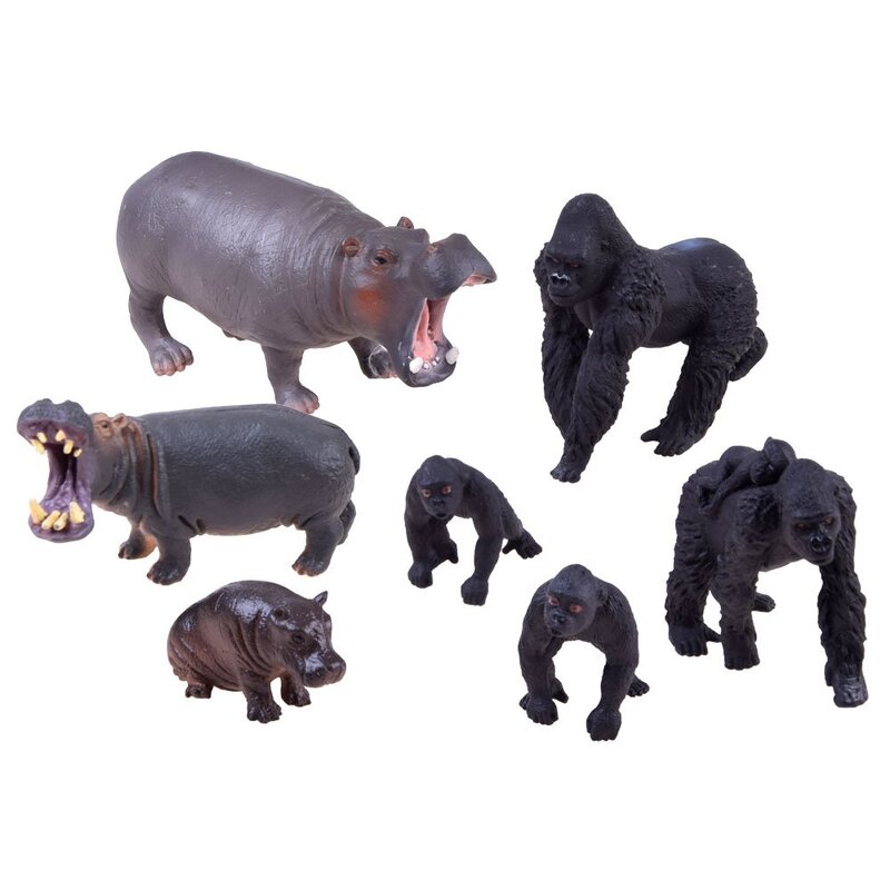 Aafrika loomakujukesed, jõehobud-gorillad
