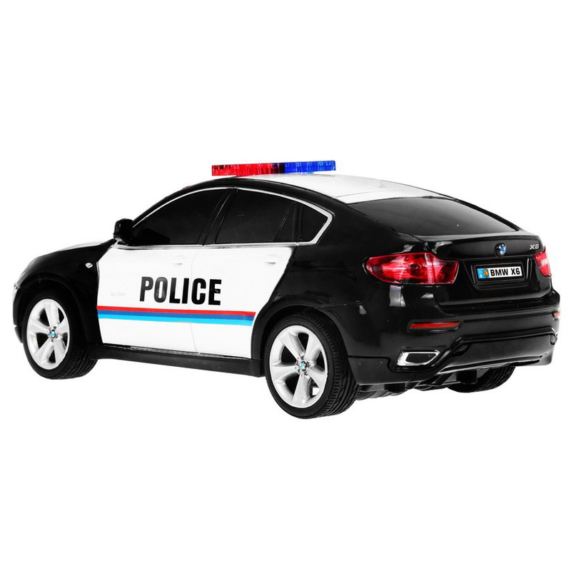 Kaugjuhitav politseiauto BMW X6, must