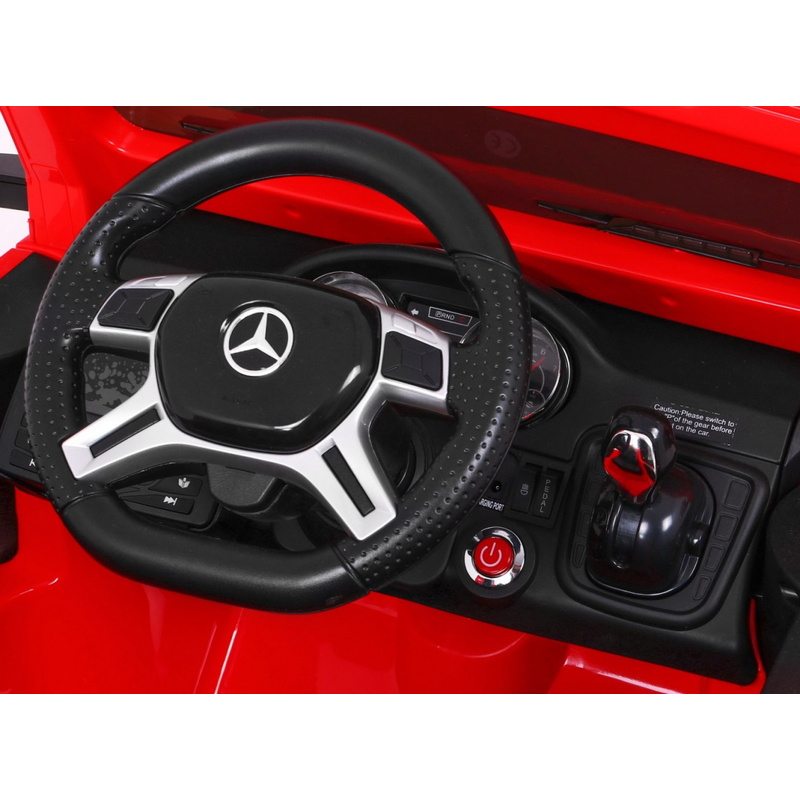 Ühekohaline elektriauto Mercedes G63 6x6, punane