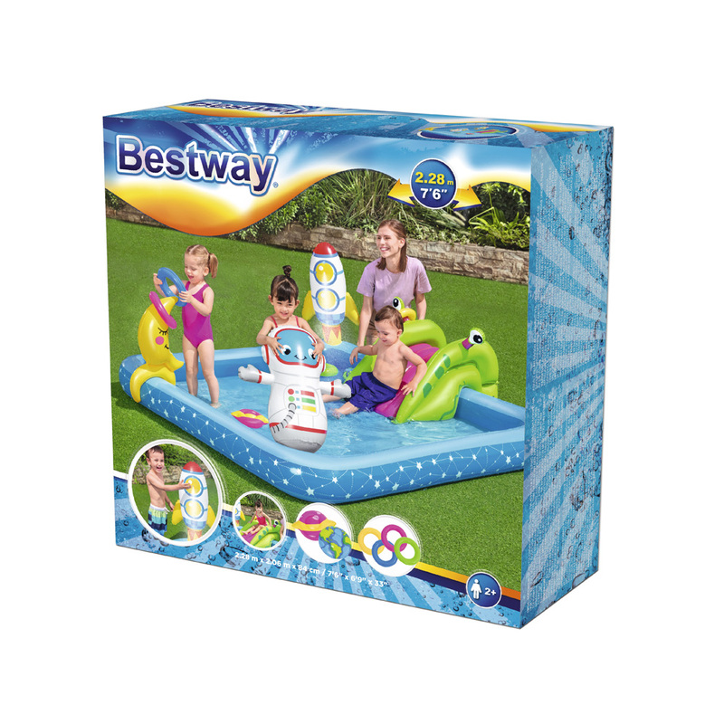 Täispuhutav lastemänguväljak - Bestway, 228x206x84