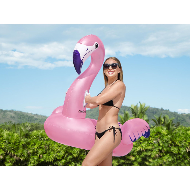 Bestway täispuhutav flamingo ujumisparv, 153x143