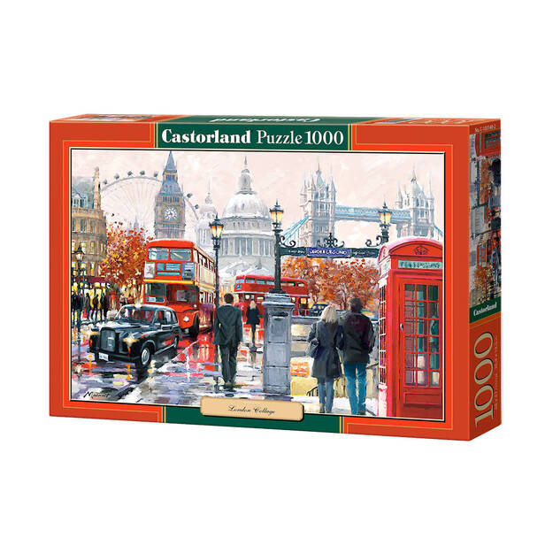 Castorland London Collage Puzzle, 1000 tükki