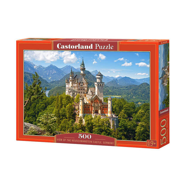 Castorland vaade Neuschwansteini lossile, 500 tk