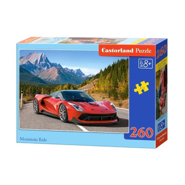 Castorland Mountain Ride Puzzle, 260 tükki