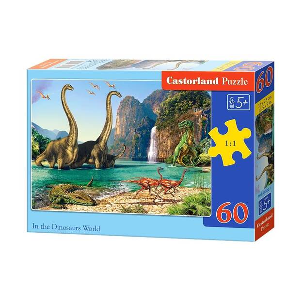 Castorland Dinosauruste maailmas pusle, 60 tükki