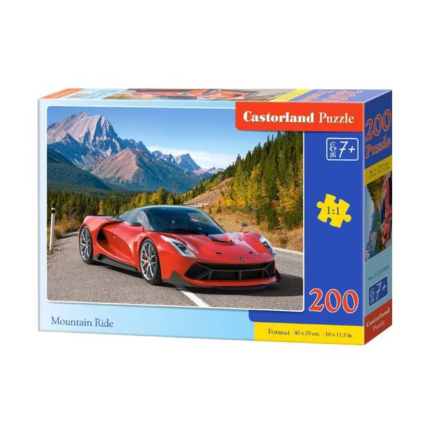 Castorland Mountain Ride Puzzle, 200 tükki