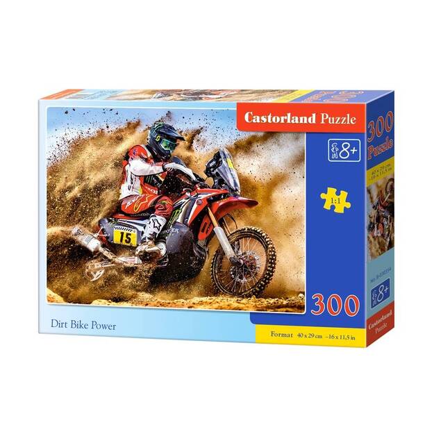 Castorland Dirt Bike Power Puzzle, 300 tükki