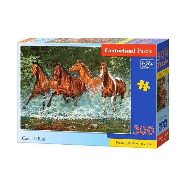 Castorland Cascade Run Puzzle, 300 tükki