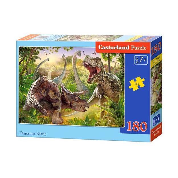 Castorland Dinosaurus Battle Puzzle, 180 tükki