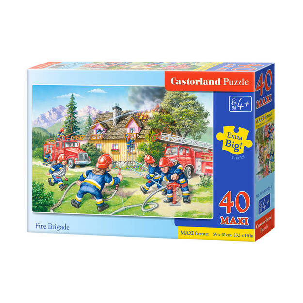 Castorland Fire Brigade Puzzle, 40 tükki