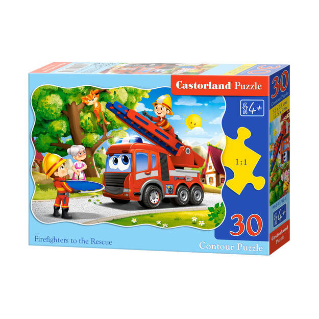 Castorland Firefighters to the Rescue Puzzle, 30 tükki