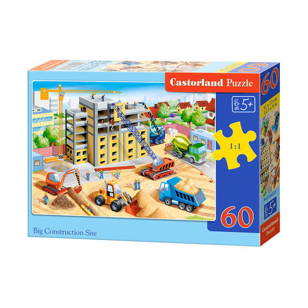 Castorland Big Construction Site Puzzle, 60 tükki
