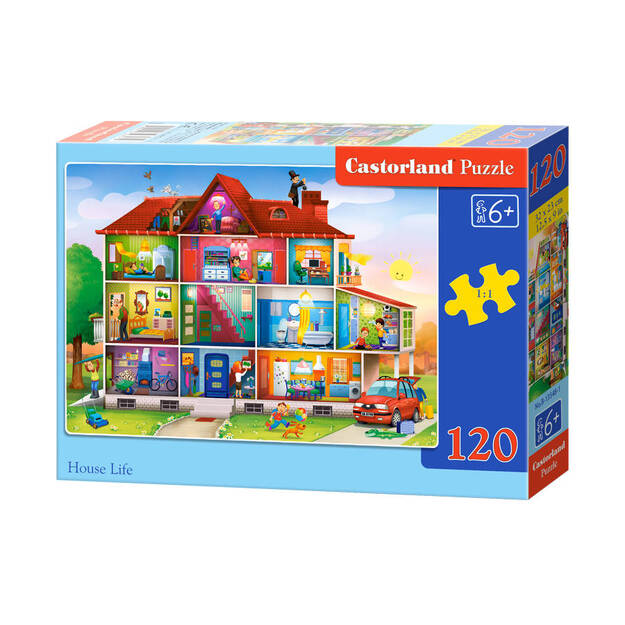 Castorland House Life Puzzle, 120 tükki