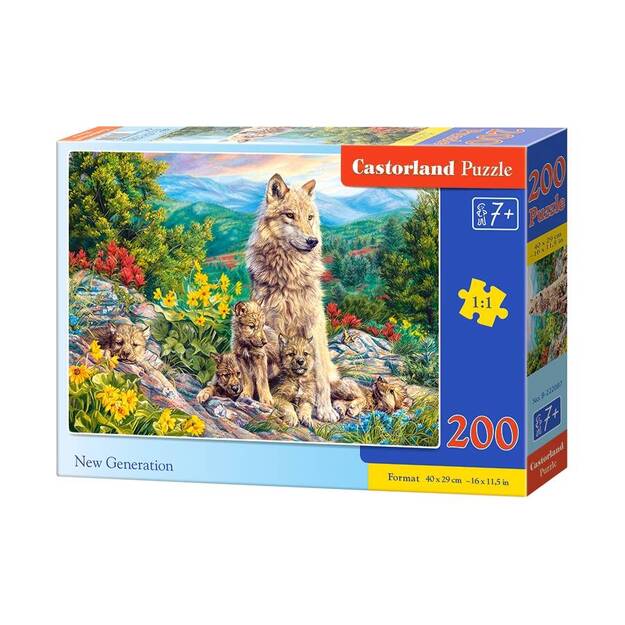 Castorland New Generation Puzzle, 200 tükki