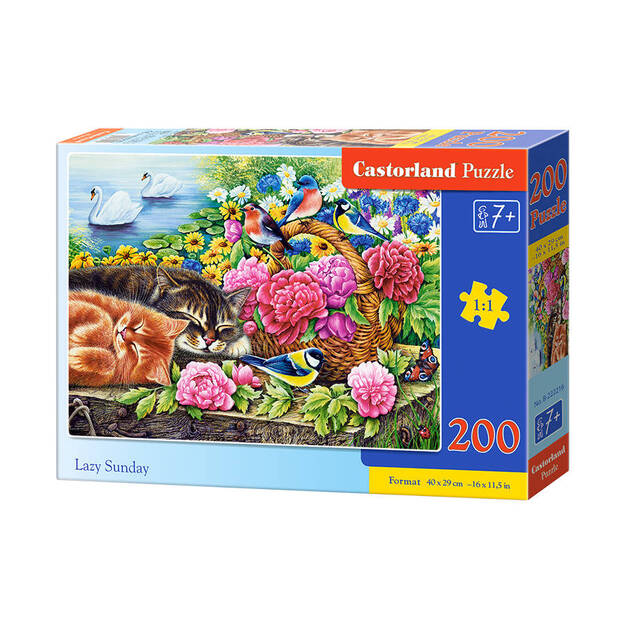 Castorland Lazy Sunday puzzle, 200 tükki