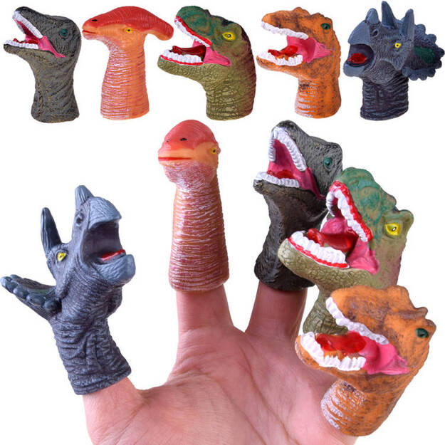 Dinosaurused sõrmedel, 5 tk.