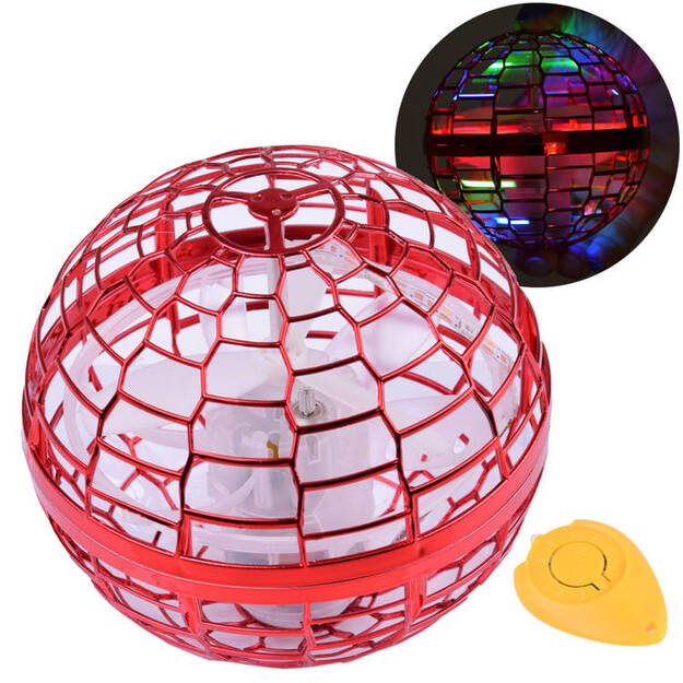 Lendav UFO-pall, punane