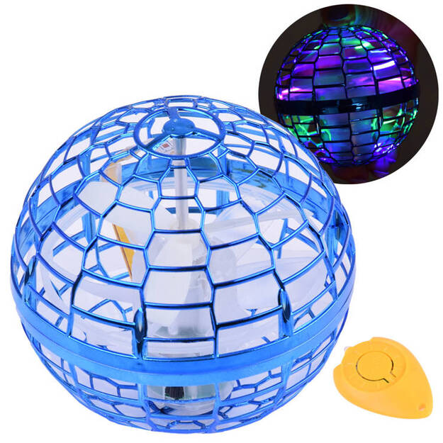 Lendav UFO-pall, sinine