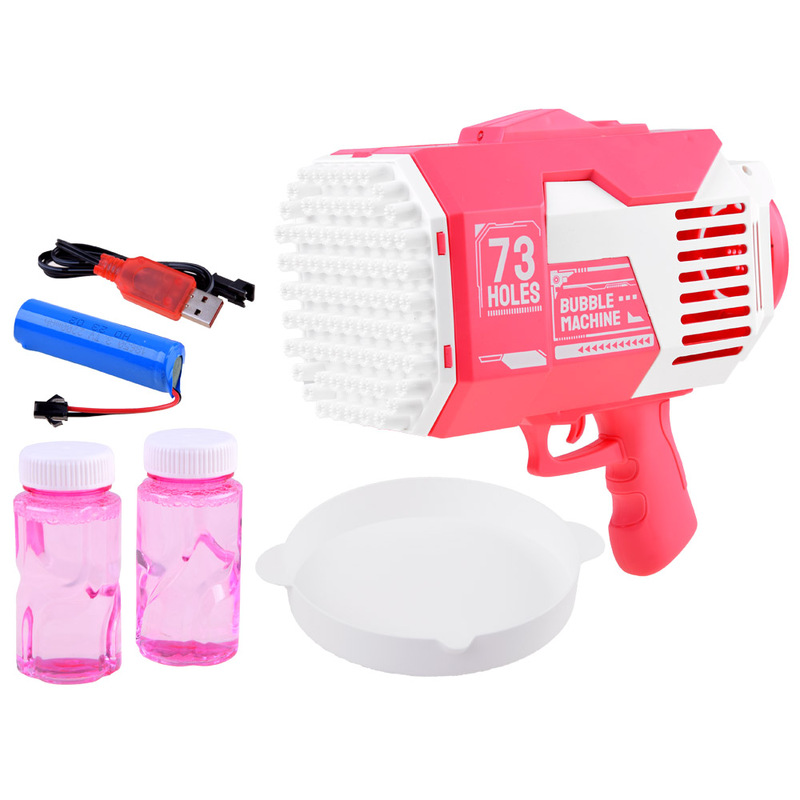 Bazooka seebimullipüstoli mänguasi, roosa