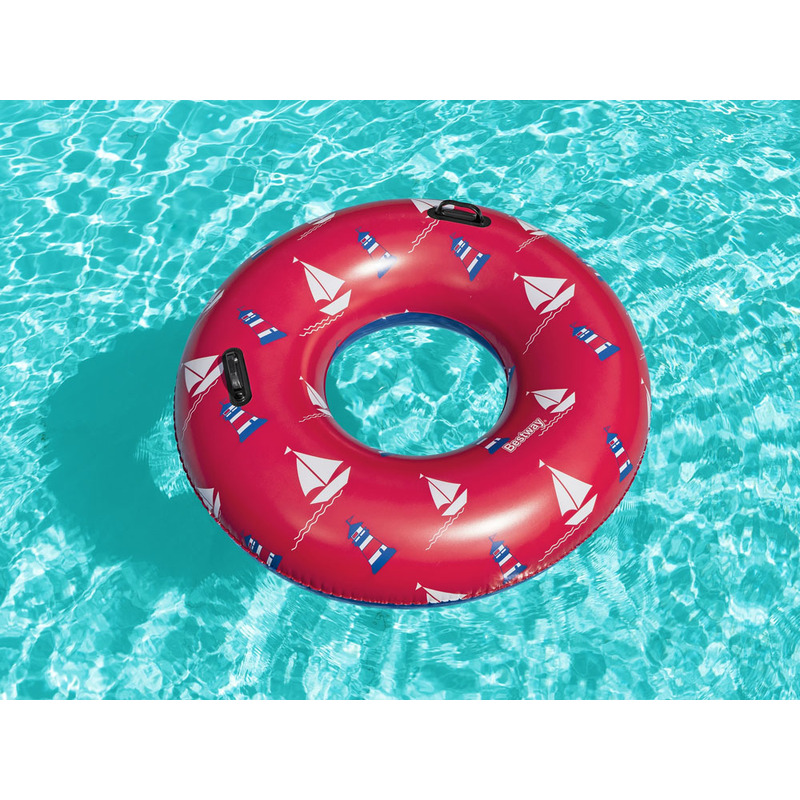 Bestway Täispuhutav ujumisratas, 119cm, punane
