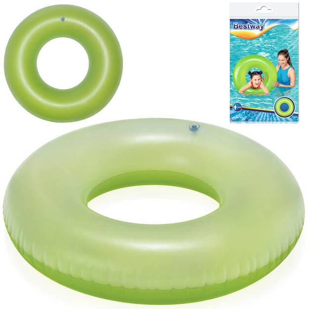 Bestway Täispuhutav ujumisratas, 76cm, roheline