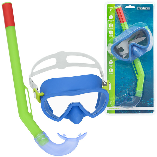 Bestway Crusader Essential Snorkel komplekt, sinine
