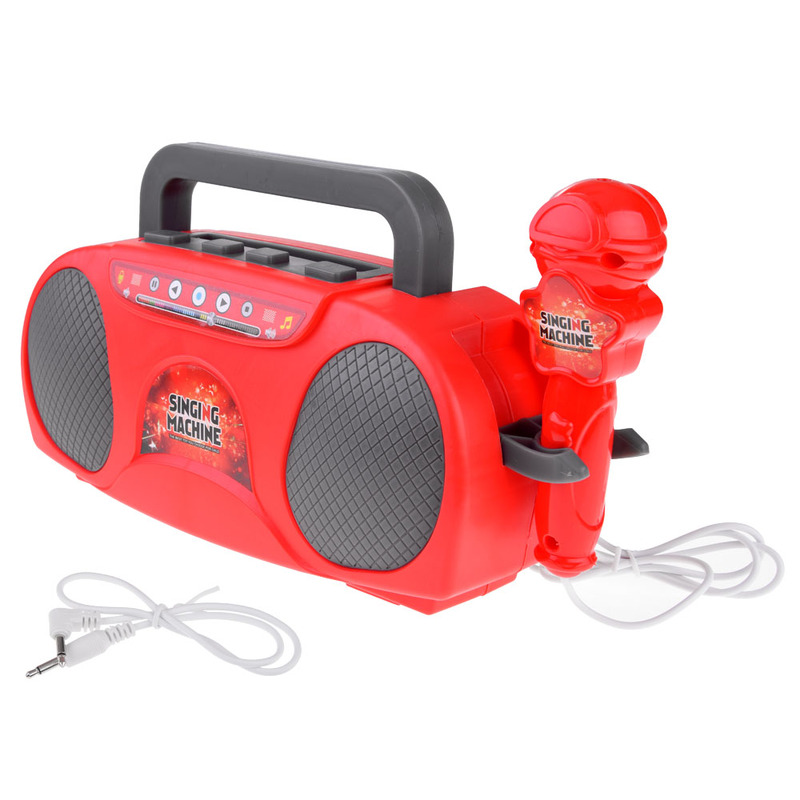Mikrofoniga mänguasjaradio, punane