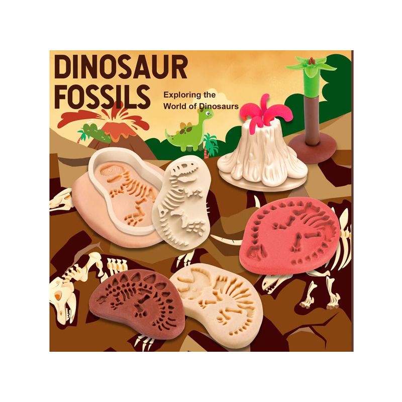 Plastiliinikomplekt - Dinosauruse kivistised