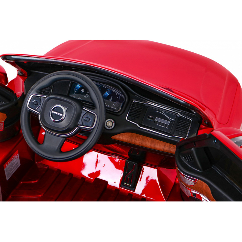 VOLVO XC90 ühekohaline elektriauto, lakitud punane