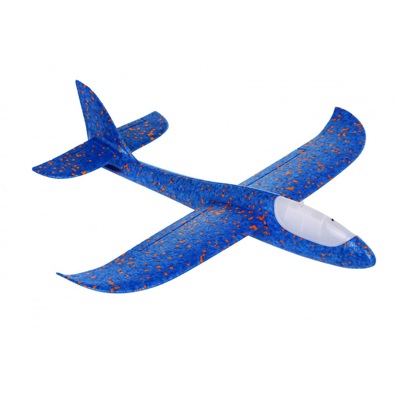 Polüstüreenist vahtplastist lennuk, sinine