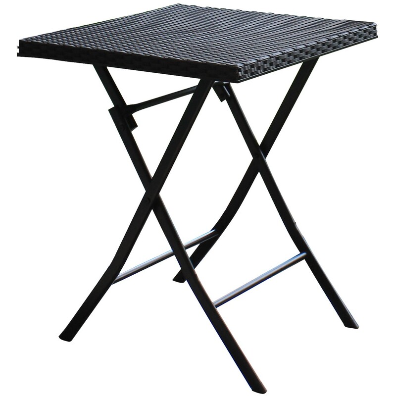 Rõdumööblikomplekt laud ja 2 musta värvi tooli