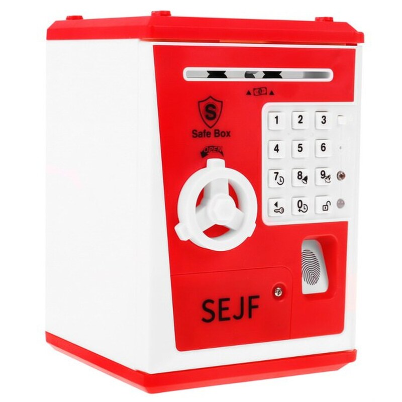 Säästukarp - seif, punane