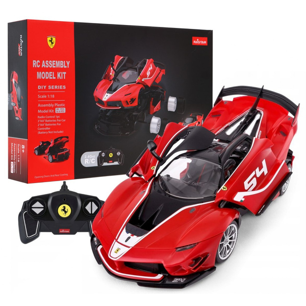 Kaugjuhitav Ferrari FXX-K RASTAR, punane
