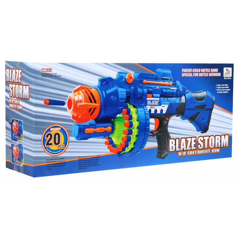 Blaze Storm suur mänguasjapüss, sinine