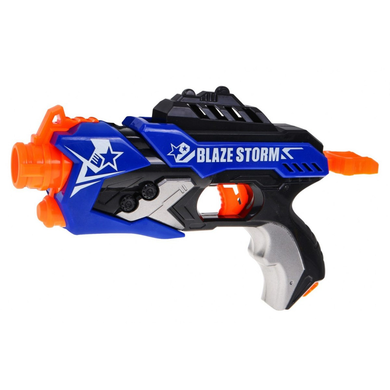 Blaze Storm püstolkuulipilduja koos padrunitega lastele, sinine