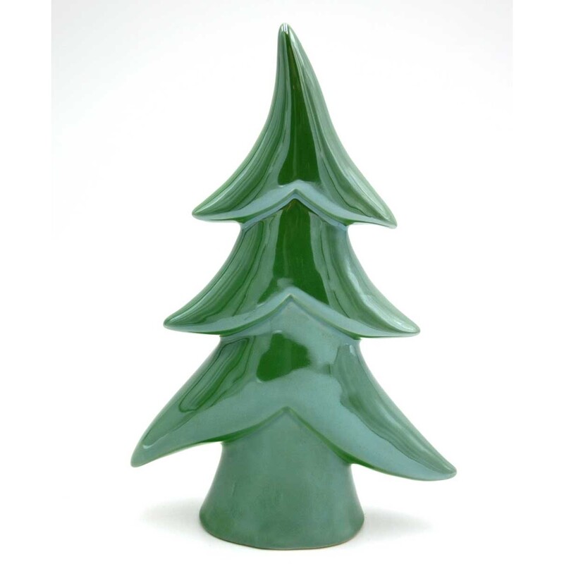 Jõulukaunistus - jõulupuu, roheline, 8,5x3,5x12,5