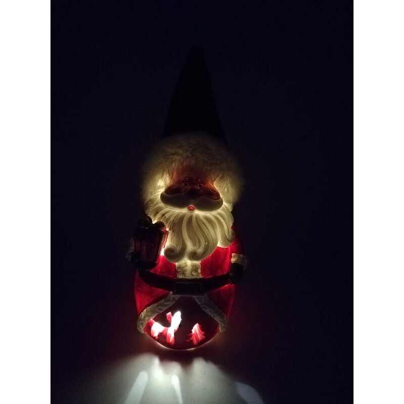 Jõulukaunistus LED - jõuluvana, 7x6x16