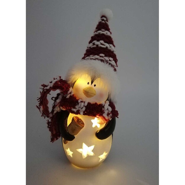 Jõulukaunistus LED - pingviin, 7x6x16