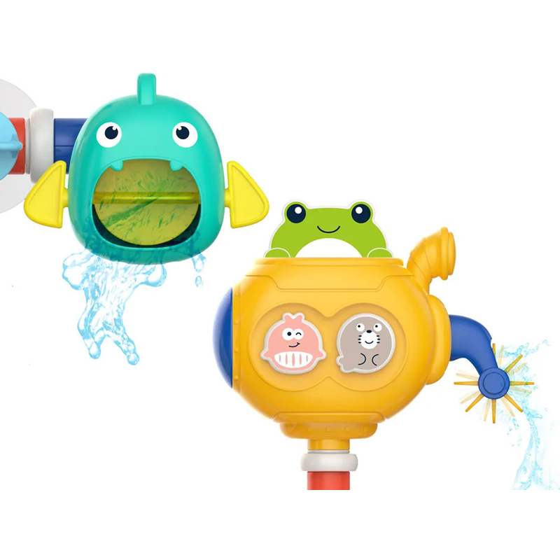 Vannitoa mänguasja vesiveski koos iminapaga