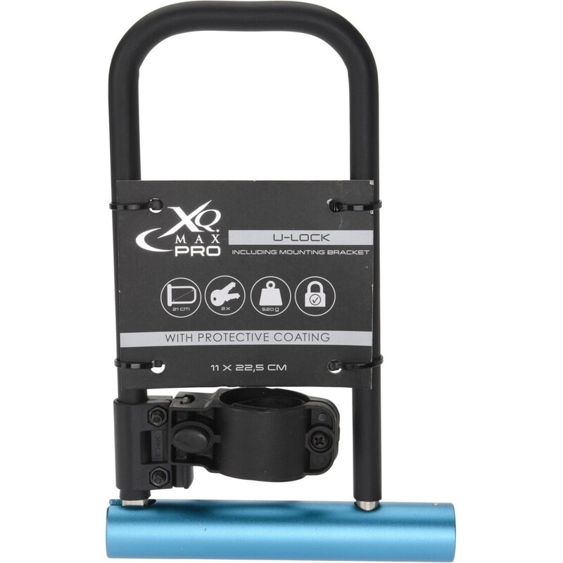 XQMAX U-LOCK jalgrattalukk 110X225 mm, sinine