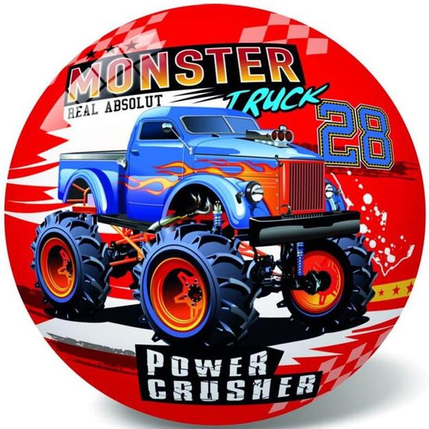 Kummipall 23 cm, monster truck
