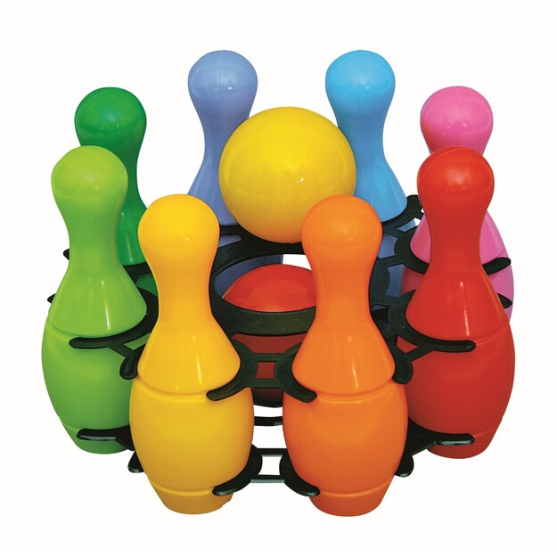 Värviline bowlingukomplekt, 16 cm
