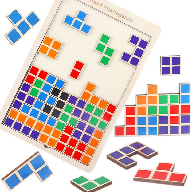 Puidust puzzle mäng - Tetris