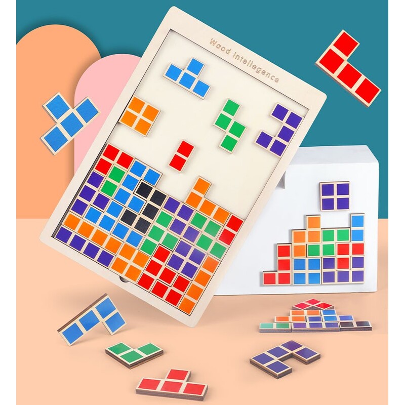 Puidust puzzle mäng - Tetris