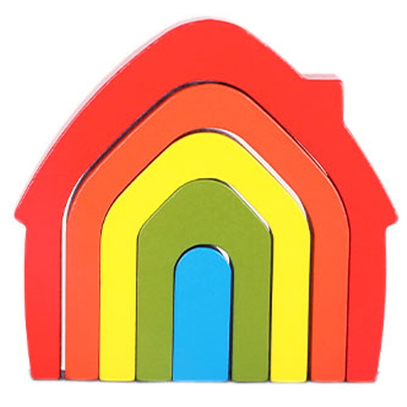 Värviline puzzle - maja