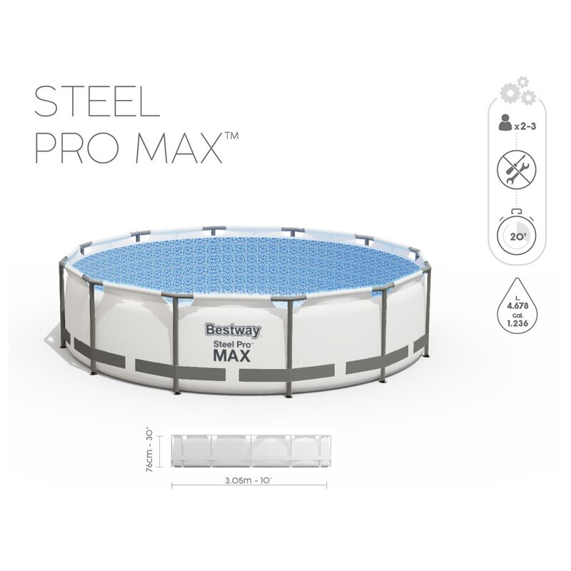 Bassein Bestway "Steel Pro Max", 305x76