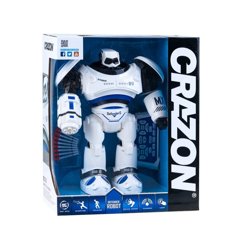 Interaktiivne tantsiv robot „Crazon“, sinine